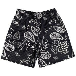 Eric Emanuel EE Basic Shorts Black Paisley